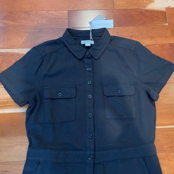 Outerknown S.E.A. Shortall Romper Button Front Linen Blend - Women's Small - Picture 3 of 9